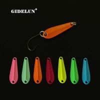 free shipping 3cm/2.5g spoon fishing lure metal spoon lure artificial crank bait trout lureLures Baits