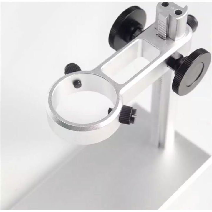 microscope-stand-ใหม่-ขาตั้งอลูมิเนียมอัลลอยด์ยึดกล้องจุลทรรศน์-bracketแบบพกพาusbดิจิตอลอิเล็กทรอนิกส์กล้องจุลทรรศน์