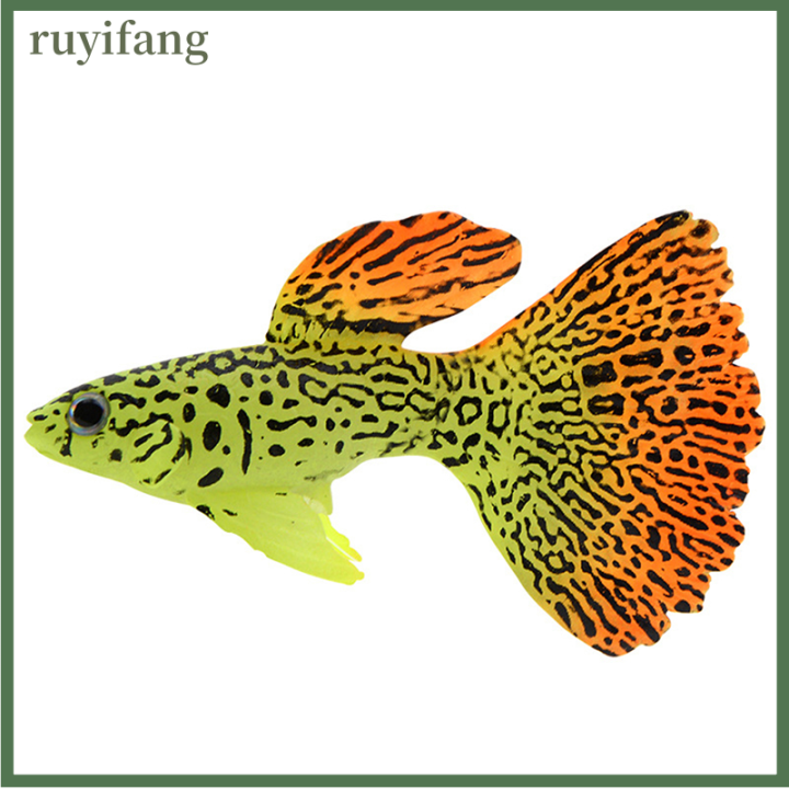ruyifang-เรืองแสงในที่มืดตู้ปลาปลอมปลาทองประดับตู้ปลา-diy-แมงกะพรุนสำหรับสวนเครื่องประดับตู้ปลาตู้ปลาอุปกรณ์ตกแต่งบ้าน