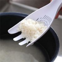 ๑✼✟ Rice Spoon Kitchen Washing Rice Tool Household Sink Food Drain Rack Shovel Cooker Non-stick Heat Resistant Cooking Utensil