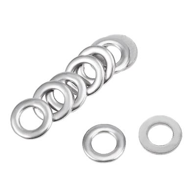uxcell Different Pcs 4mm x 12mm x 1mm 304 Stainless Steel Flat Washer for Screw Bolt 500Pcs 3mmx6mmx0.8mm Nails  Screws Fasteners