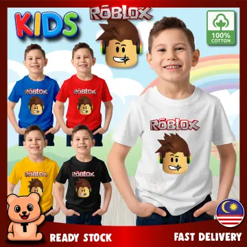 Kids Boys Girls Roblox 2021 T-Shirt Short Sleeve Childrens Gaming Casual Tee  Top