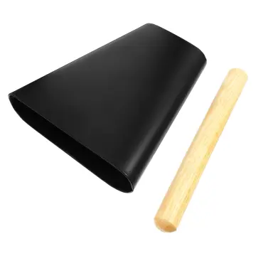 Soulmate Cowbell 4 inch Metal Steel Cow Bell Instrument Noise Makers  Cowbell Hand Percussion Cow Bells with Handle Stick for Drumset
