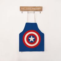 High-end Cotton Linen Cartoon Cute Sleeveless Apron Korean Style Fashion Apron Kitchen Cooking Cloth Adult Home Cute Coverall