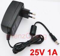 【▤】 Gorayas 1PCSDC 25V 1A IC โปรแกรม AC 100V-240VConverter Switching Power Adapter 1000mA EU Plug DC 5.5มม. X 2.1-2.5มม.