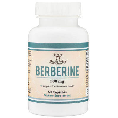 Double Wood Supplements Berberine 500 mg. 60 Capsules