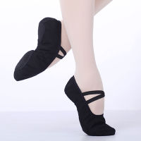 EU22-41 Canvas Soft Sole Yoga Slippers Teacher Gym Indoor Exercise Canvas Ballet Dance Shoes Children Kids Girls Woman Hot Sale