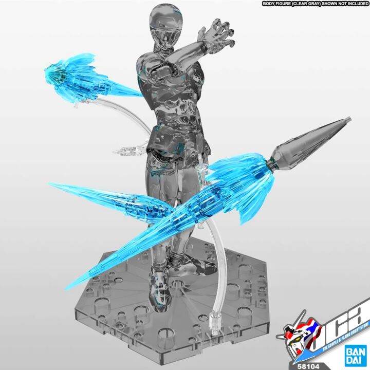 bandai-figure-rise-jet-effect-clear-blue-figure-rise-ฐาน-ขาตั้ง-กันดั้ม-กันพลา-พลาโม-vca-gundam