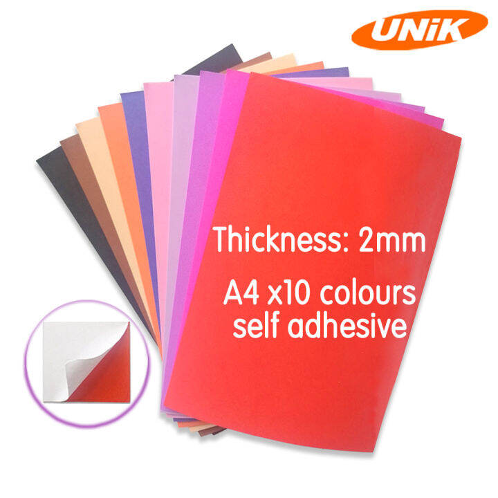 10PCS colorful foam paper paper foam board EVA Sponge Paper