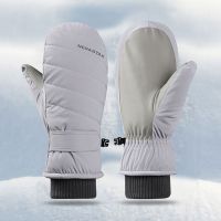 【LZ】✴  Luvas de cor extra grossas para homens e mulheres quente impermeável à prova de vento snowboard esqui ciclismo esporte inverno