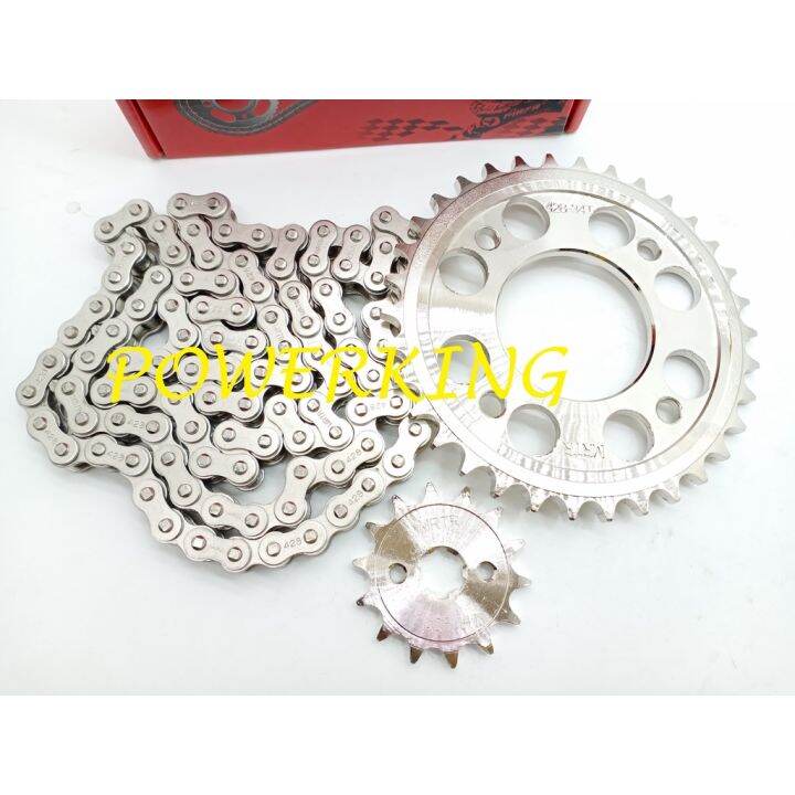 CHAIN & SPROCKET SET XRM/WAVE 125 Lazada PH