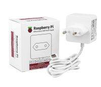 Official RPi 12.5W (5V/2.5A) PSU microB EU Plug-White