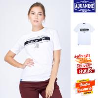 เสื้อยืด AQUANINE  tshirt  เสื้อยืดผู้หญิง รุ่น DYNAMIC เสื้อยืดสีขาว ลิขสิทธิ์แท้