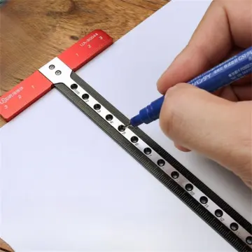 t type woodworking multifunction high-precision ruler