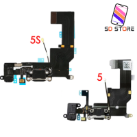 แพรชาร์จ พร้อมไมค์ Charging port iPhone 5 / iPhone 5S