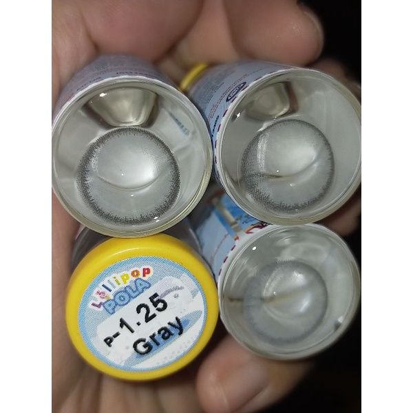 คอนแทคเลนส์สีเทาสายตาสั้น-1-25-จัดส่งตามที่สั่ง-อ่านรายละเอียดก่อนสั่งซื้อด้วยนะคะ