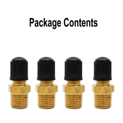 1/4PCS 25mm Brass NPT Brass Air Tank Fill Valve Air Tools Accessories For Air Compressor Oil Tank Filling Valve Workshop