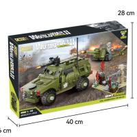 ProudNada Toys ตัวต่อ รถหุ้มเกราะ ปืนครก รถทหาร CAYI WORLD WAR II VBL ARMORED VEHICLE 1:40 517+ PCS 6826