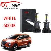 ชุดหลอดไฟหน้า สีขาว สําหรับ Grand Livina(L11) 2014-2020-2x 6000K 80W 12V Accessories