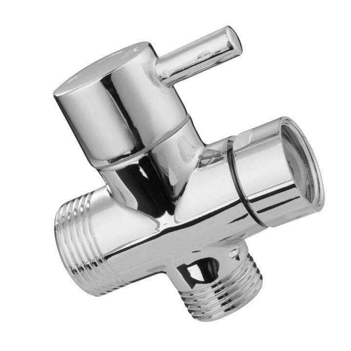 T adapter 3 Ways Shower Head Shut Off Valve G3/4inch G1/2inch Solid