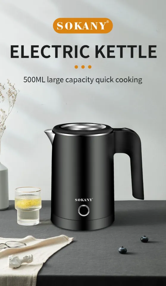 0.5l 500ml mini electric tea kettle