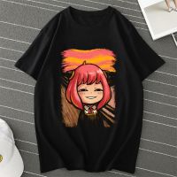 Anime Spy X Family Anya Forger Graphics Print T Shirt For Spy X Family Men Gildan Spot 100% Cotton