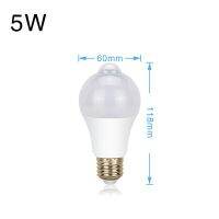 【Hot-Selling】 Potsland Pakistan E27หลอดเซ็นเซอร์ LED 12W 9W 7W 5W AC85เสถียร-265V เซ็นเซอร์ตรวจจับการเคลื่อนไหวตอนกลางคืนบอมบิล่าพลบค่ำถึงรุ่งเช้าสำหรับห้อง
