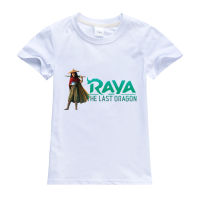 Raya And The Last Dragon ในฤดูร้อนที่น่ารักเสื้อผ้าเด็ก,เสื้อยืดการ์ตูนแขนสั้นเด็กผู้ชายเสื้อยาวเด็กผู้หญิง0000