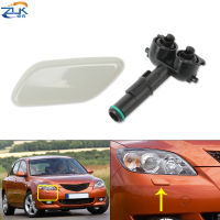 ZUK รถกันชนหน้าไฟหน้า Wahser หัวฉีดไฟหน้าเครื่องซักผ้าสำหรับ Mazda 3 Axela 5ประตู2003 2004 2005 2006 2007 2008