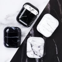 (CALGY Phone protection)กรณีรูปแบบหินอ่อนสำหรับ Airpods 1 2 3หูฟังที่ครอบคลุมกรณีชาร์จกล่องเชลล์สำหรับ AirPods Pro 2 Air Pods 1แขนป้องกันพีซี