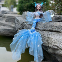 45cm Girl BJD Dolls Toys Mermaid Doll 13 Joints Movable Cute Mermaid Bjd Doll DIY Dress up Toy Childrens Toy Kid Christmas Gift