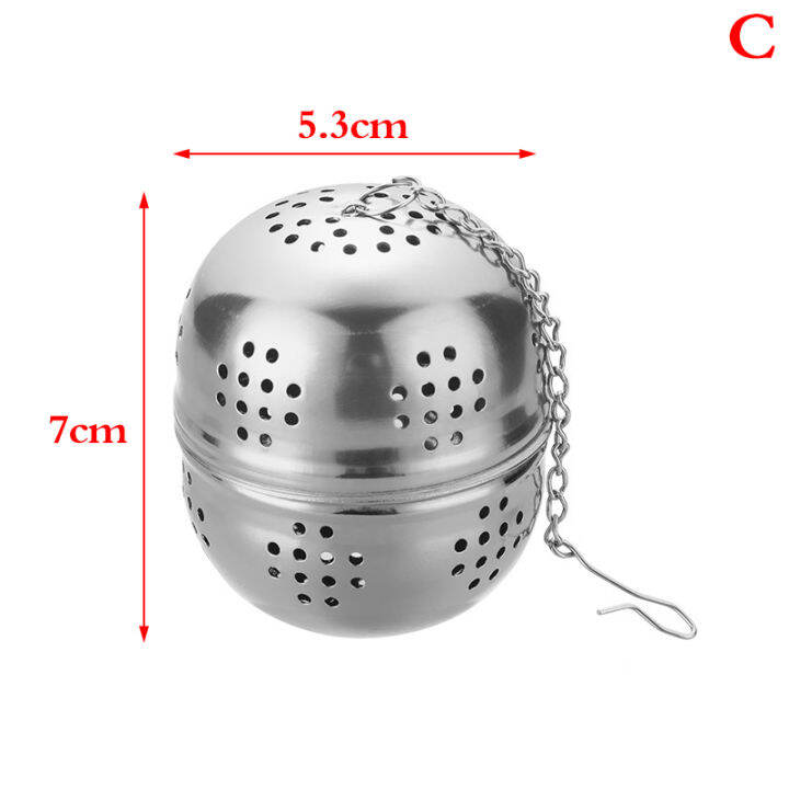 Stainless Steel Ball Tea Leak Ball Tea Leak Mesh Filter Strainer Tea Infuser Lazada PH