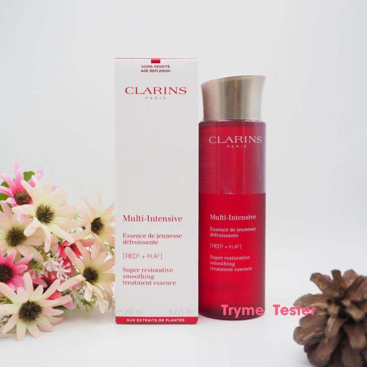 ของแท้-ฉลากไทย-สูตรใหม่-clarins-multi-intensive-super-restorative-treatment-essence-200ml