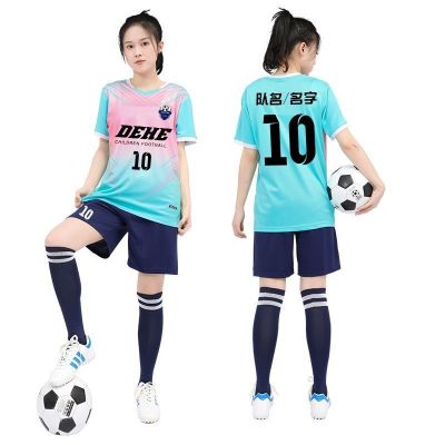 ○●✁  Football game with short sleeves shirt suits girl customized training suit for women sportswear adult atletico shirt
