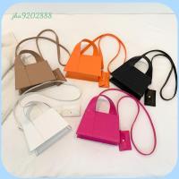 กระเป๋าแมสเซ็นเจอร์หนังสังเคราะห์มีซิปกระเป๋าสะพายไหล่ JHA9202888สีทึบมีแบรนด์สะพายพาดลำตัวลำลองกระเป๋าถือสตรีผู้หญิง