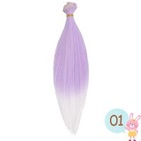 ผม Allaosify สำหรับตุ๊กตาผม Bjd 15 25 35ซม. * 100ซม. สีดำชมพูขาวสีเทาตุ๊กตาวิกผมยาวตรงสำหรับ1/3 1/4อุปกรณ์เสริมตุ๊กตาทำด้วยตนเอง BJD