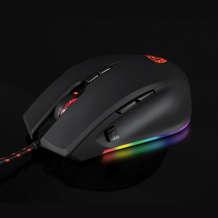 ขนาดใหญ่-motospeed-v80เมาส์แบบมีสาย-rgb-backlight-ergonomic-usb-5000-dpi-คอมพิวเตอร์-gamer-เมาส์สำหรับแล็ปท็อปเมาส์สำหรับเล่นเกมปรับ