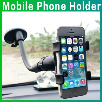STONEGO Universal Car Mobile Phone Holder Stand Rotating 360 Degree Long Arm Windshield Mount for GPS Car Mounts