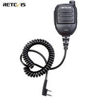 Retevis HK008ไหล่ลำโพง Mic,ปริมาณปรับ Handheld Mic สำหรับ Retevis RT22 RT21 RT19 H-777 H-777S RT15 RT22S RT68 RB18 RT27 RB35 RT21V Baofeng UV-5R Arcshell AR-5 Walkie Talkies (1 Pack)