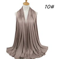 180*80 cm Maxi Cotton Jersey Abaya Hijab Scarf Turban Muslim Fashion Foulard Turbans For Women Headscarf Voile Femme Musulman