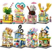 ▦❣ tqw198 Street Building Blocks Sembo Mini Toys Fashion Street Building Design 270 350pcs Bigger Gift