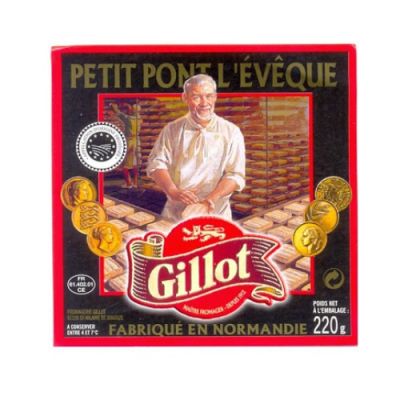 สินค้านำเข้า มาใหม่ 🔹 กิลลอทนัวร์ ปงเลแว็คชีส 220 กรัม - Pont lEveque French Cheese Gillot Noir 220g