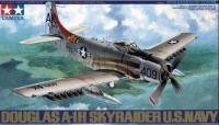 Tamiya 61058 1/48แบบจำลองย่อขนาดชุดเครื่องบิน U.s.Navy Douglas A-1H Skyraider