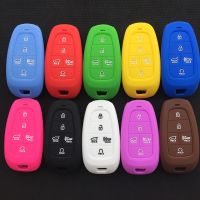 ✗☽♗ Silicone Car Key Cover Case For Hyundai car key cover 4 button porta llaves pared casa starline a93 mercedes key cover