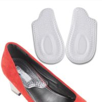 2PCS New Fashion Soft Silicone Gel Insoles Heel Cushion Soles Pain Relief Protectors Spur Support Shoe Pad Feet Care Foot Pads