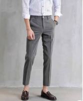 BGBG 2021 Fashion Casual Slacks Cropped Pants X201 กางเกงสแล็คชาย 5ส่วน สไตย์เกาหลี กางเกงขายาวชาย