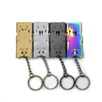 Three Pipe Survival Whistle Keychain Metal Stainless Steel Multifunction High Decibel 150-180db Loud Emergency Outdoor Tool Survival kits