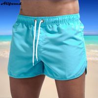 Mens Swimwear Shorts Brand Beachwear Swim Trunks Men Swimsuit Low Waist Breathable Beach Wear