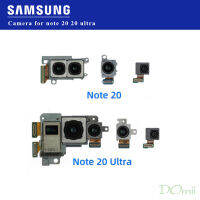 กล้องด้านหลังหลักของแท้สำหรับ Samsung Galaxy Note 20 N981U N981เฉียบ N986 N986U สายกล้องหน้าโค้งด้านบน