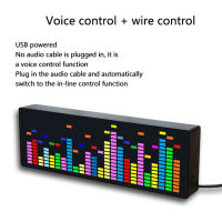 LED Music Spectrum Display MODULE ไฟแสดงสถานะ5V1A USB สายสัญญาณเสียง VFD Audio atmosphere DISPLAY